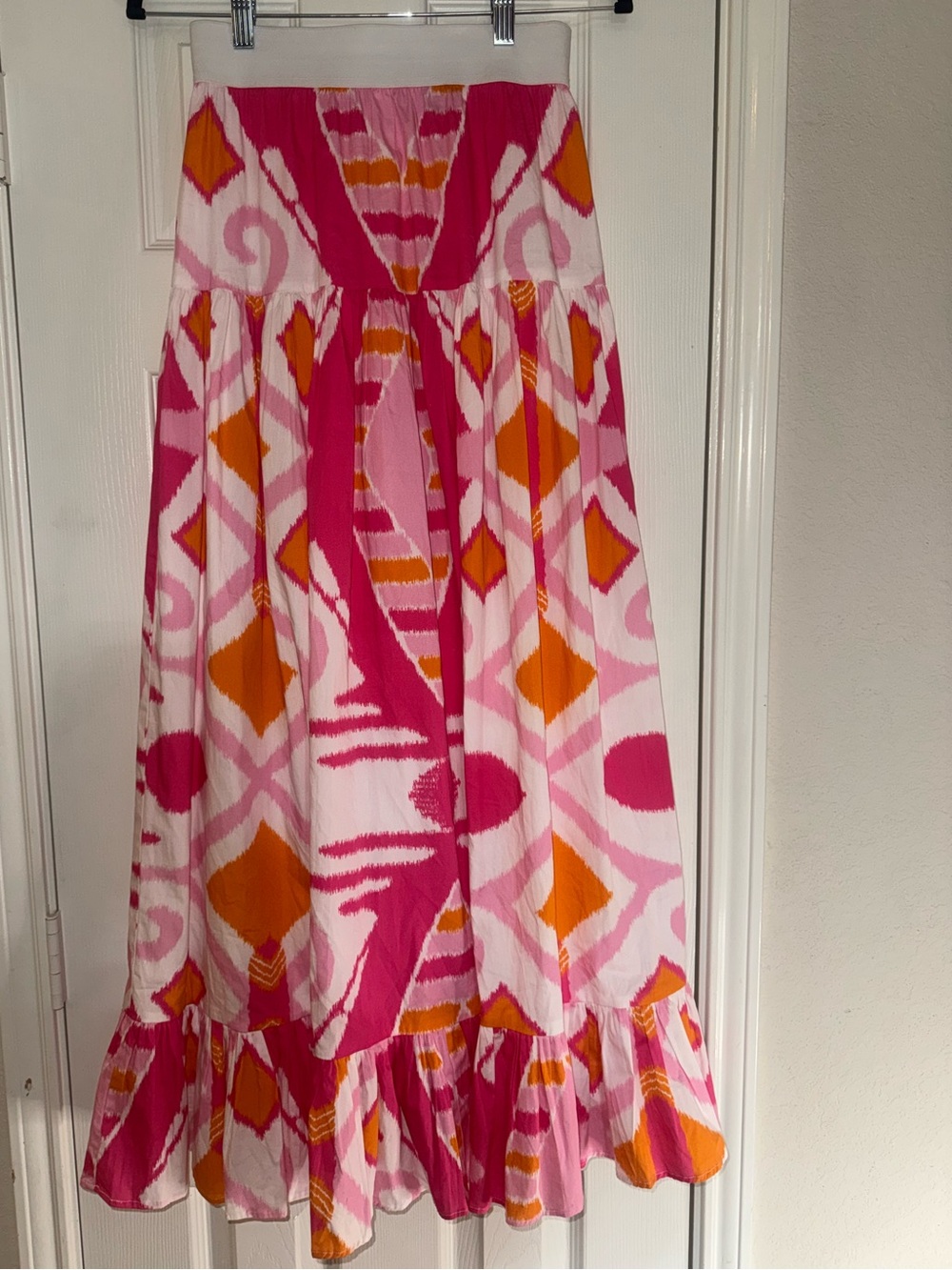 Sheridan French Pink & Orange Patterned Summer Dress